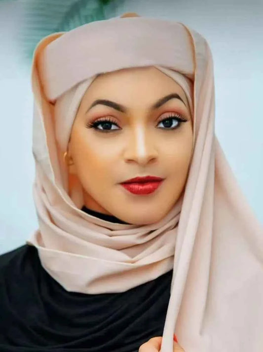 Glitter Full Body Pleated Turban Cap for Women 2025 Lady Head Wraps Muslim Headscarf Hat Turbante Mujer African Headpiece