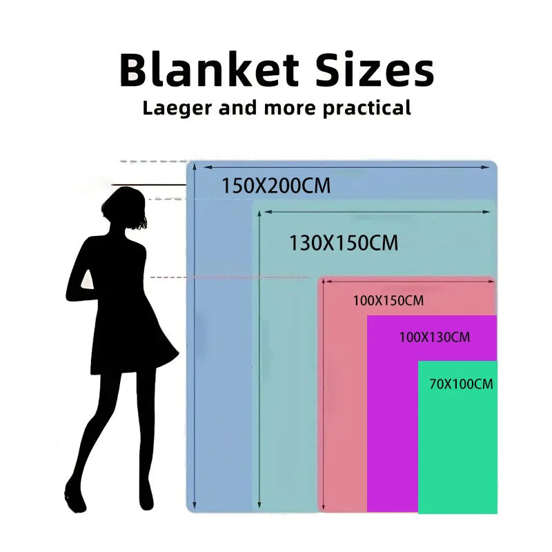 18th Birthday Blue Flannel Blanket – Cozy Throw Gift for Girls