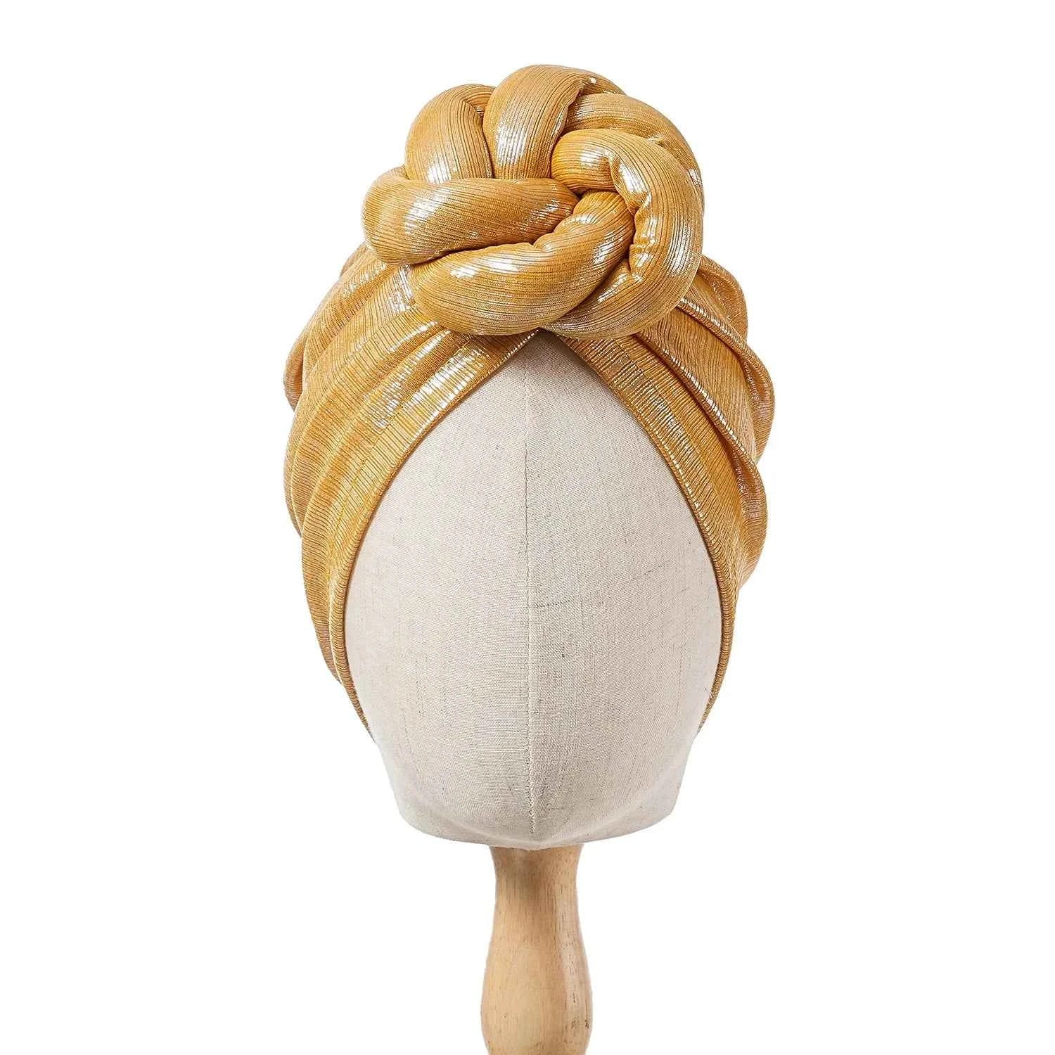 Bonnet For Women Cap Turban Folded Bud Exquisite Headscarf Casual Comfortable Fashion Versatile Warm Cross Hat Edge Wrinkle Lace