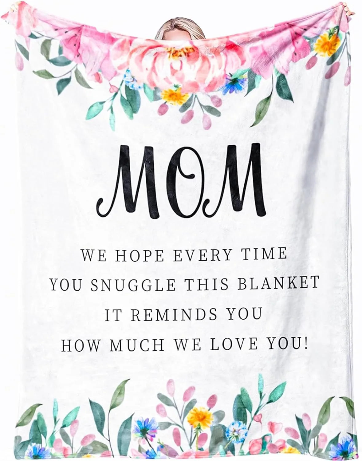 Best Mom Ever Blanket – “Remember I Love You Mum” Gift for Mom