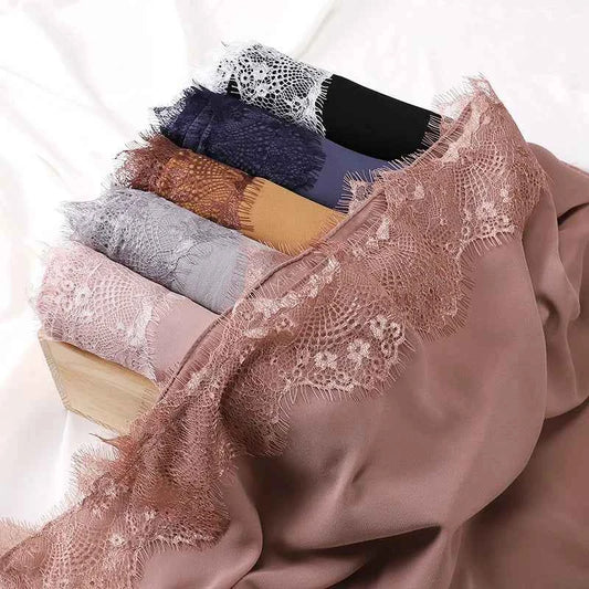 Chiffon Hijab Turban – Lace Headscarf & Veil for Muslim Women, Islamic Headband for Ramadan