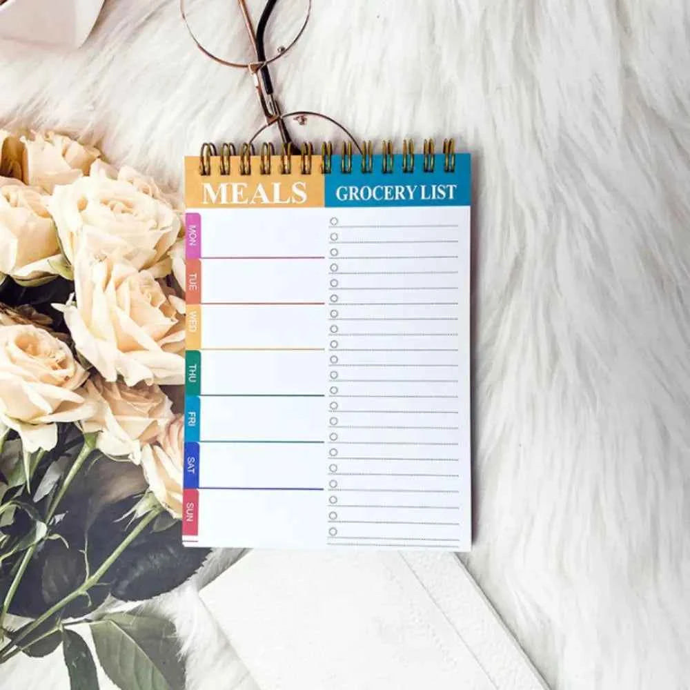 Wide To Do Planner Weekly Planning Notepad Schedules Stationery Weekly Meal Planner Pad Undated A5 Notebook Planner