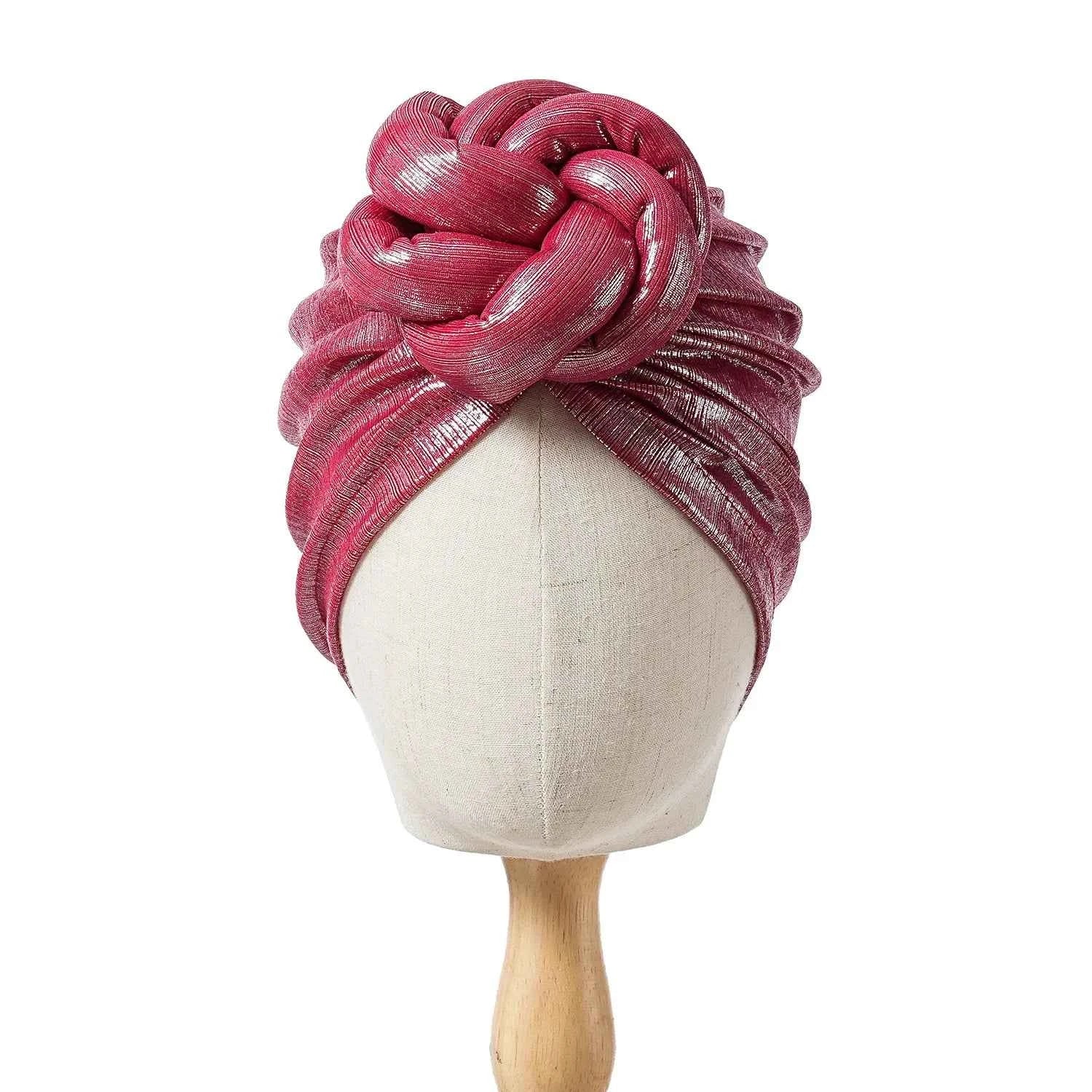 Bonnet For Women Cap Turban Folded Bud Exquisite Headscarf Casual Comfortable Fashion Versatile Warm Cross Hat Edge Wrinkle Lace