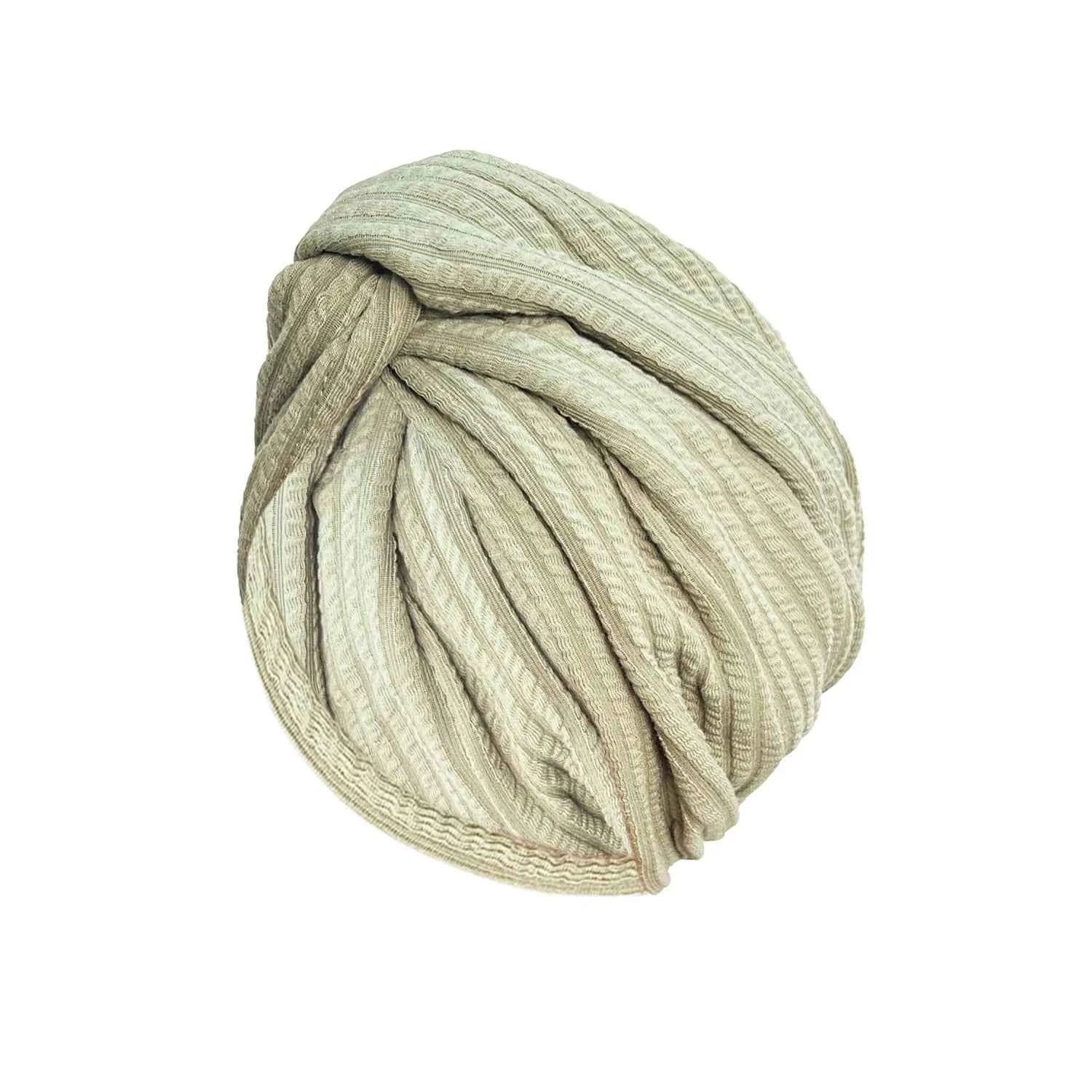 Women's Fashion Knitted Cross Turban Hat Bohemian Knitted Cross Wrap Hat Indian Hat Turban Hat