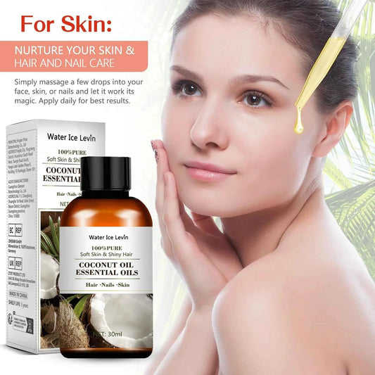 New Pure natural coconut essential oil tea tree rose jasmine mint vanilla eucalyptus for skin care massage diffuser oil 30ML - NamafadStore