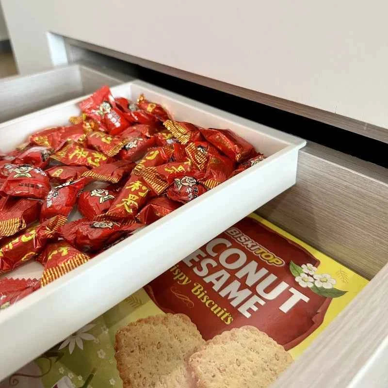 Silverware Drawer Organizer Expandable Cutlery Organizer Utensil Tray for Kitchen Adjustable Flatware Tray Cutlery Holder