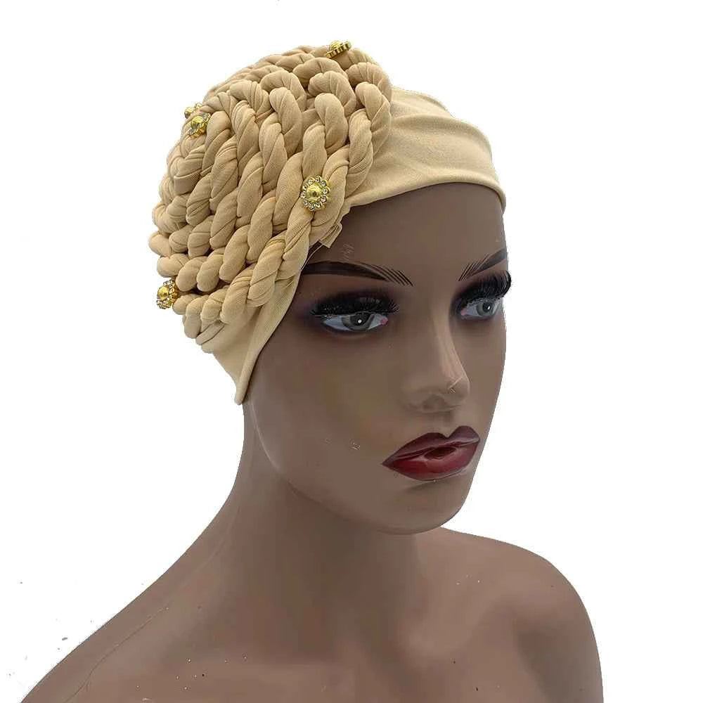 Trendy Braids Turban Bonnet – Ready-to-Wear Hijab & Muslim Headscarf