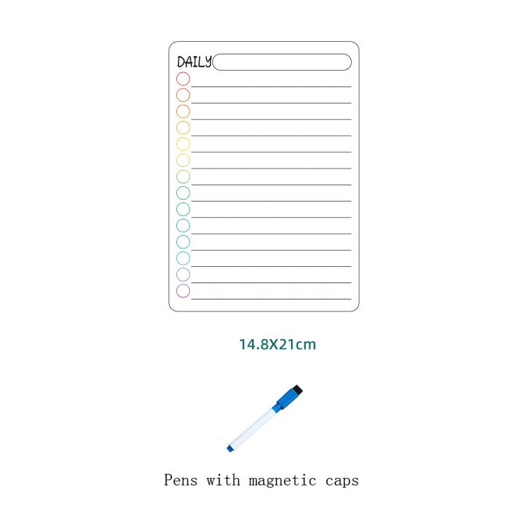 Magnetic Fridge Calendar – Monthly & Weekly Dry Erase Planner Whiteboard