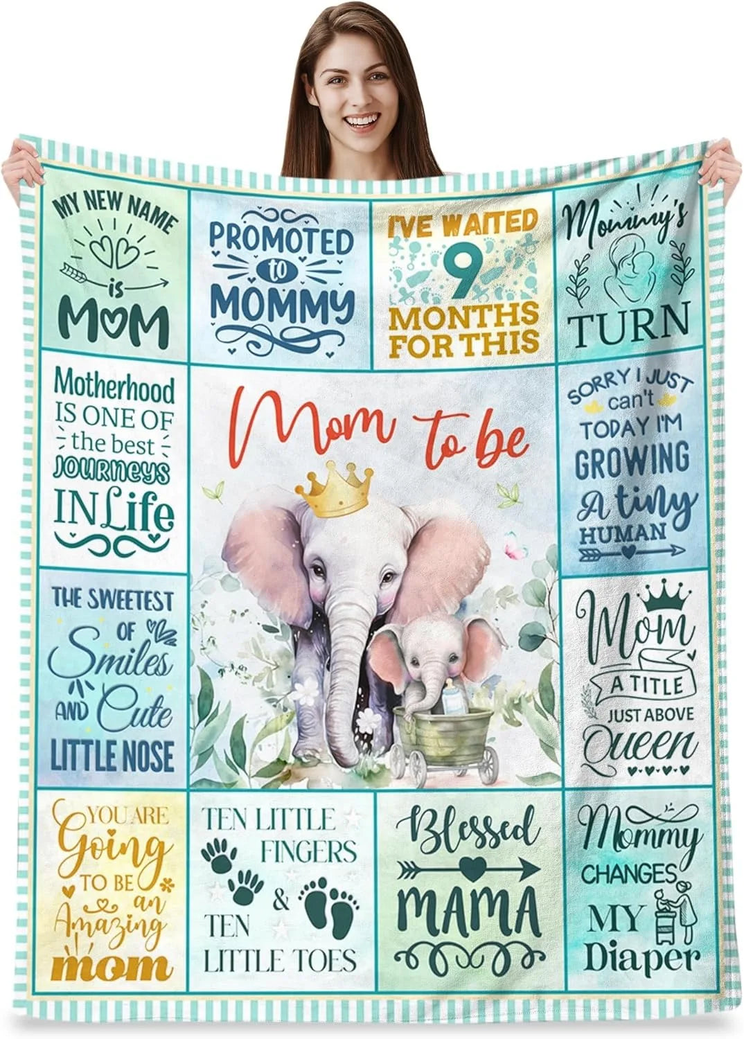 Best Mom Ever Blanket – “Remember I Love You Mum” Gift for Mom