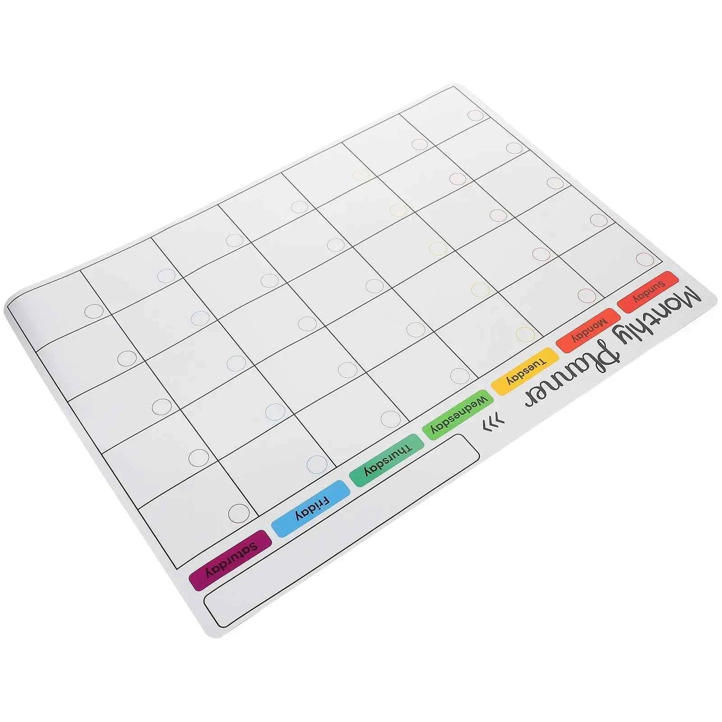 A3 Weekly Whiteboard Calendar Monthly Planner Desk Schedule Fridge Dry Erase Message Board Office Supplies Magnetic