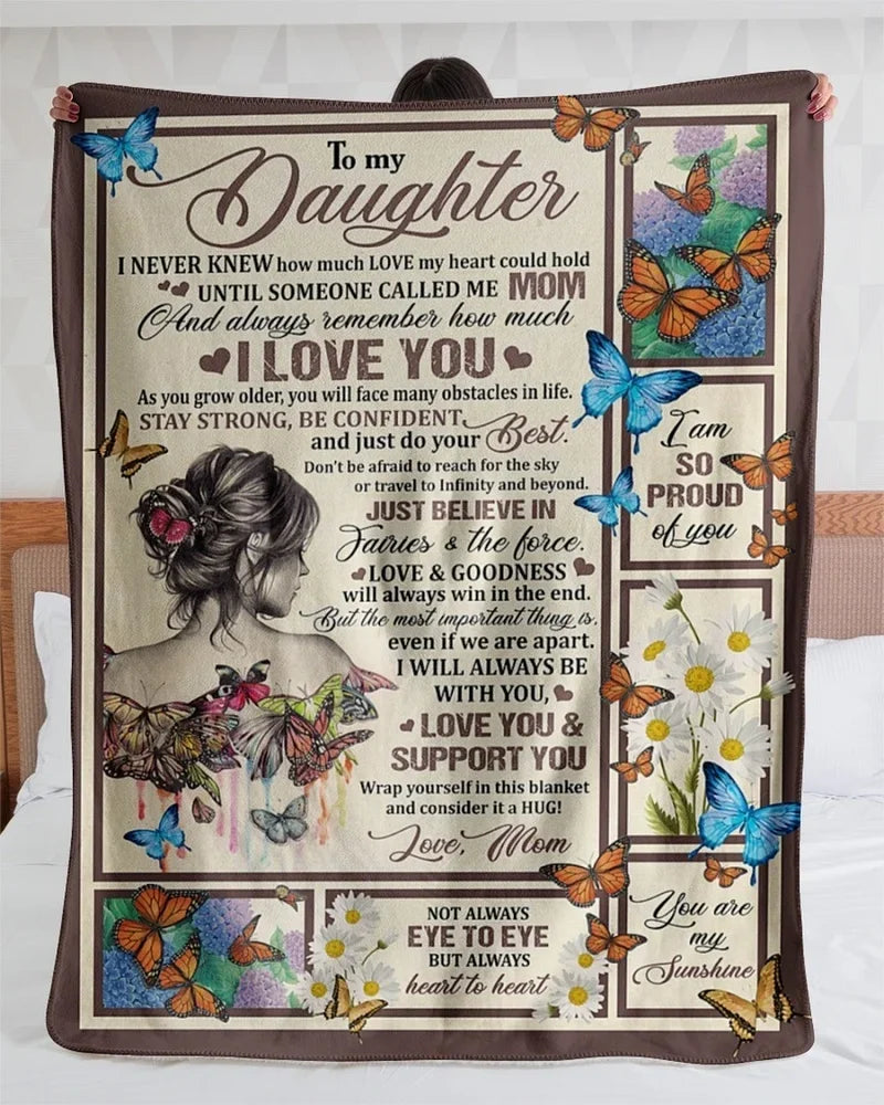 Personalized To My Son Blanket – I’ll Always Be With You, Love From Mom