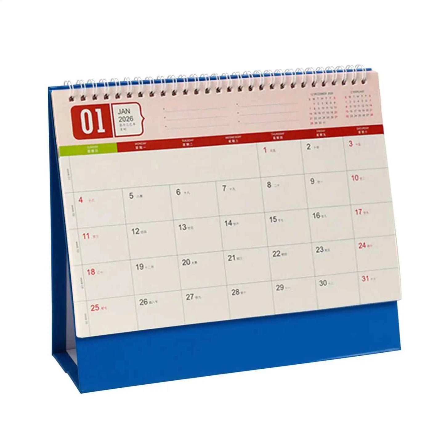 Desktop Calendars 2026 Planner Schedule Calendar Table Daily Notepad Pocket Planner Decorative Month Work Calendar Planner