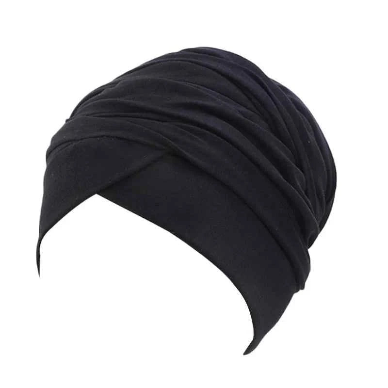 New Women Solid Color Cotton Magic Turban Hijab Head Wrap Extra Long Tube Indian Headwrap Scarf Tie Hair Loss Islamic Headwrap