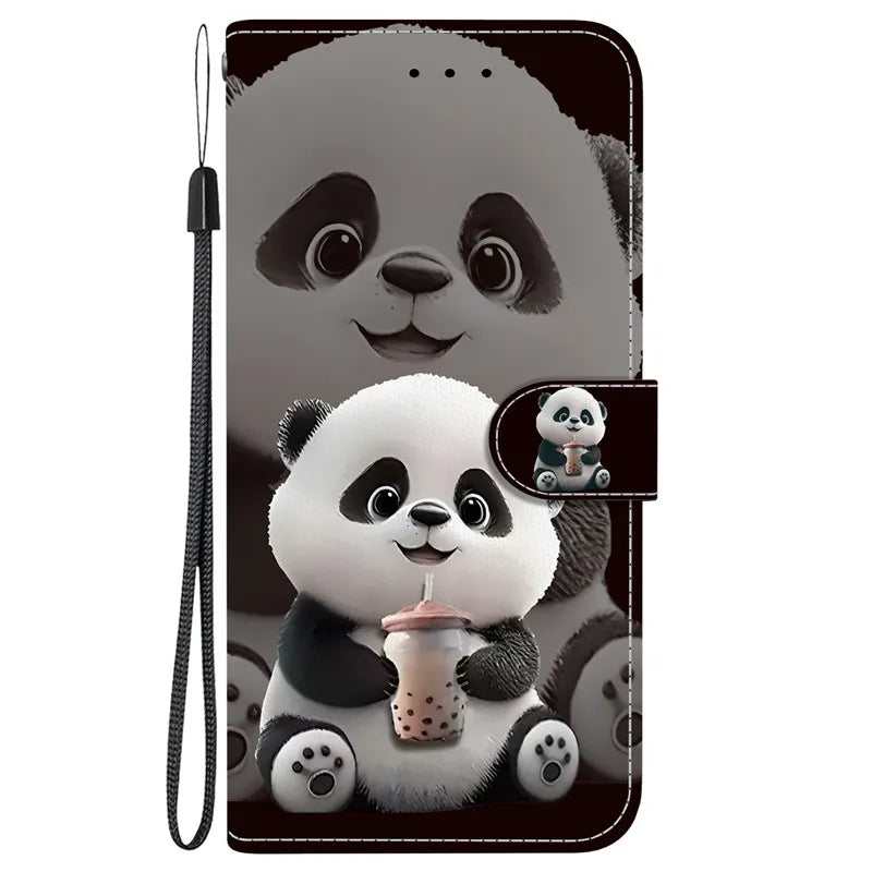 Elegant Colored Flower Wallet Phone Case For iPhone 15 14 Plus 13 Mini 15Pro Pro Max Magnetic Flip Leather Cover Cute 3D Pattern