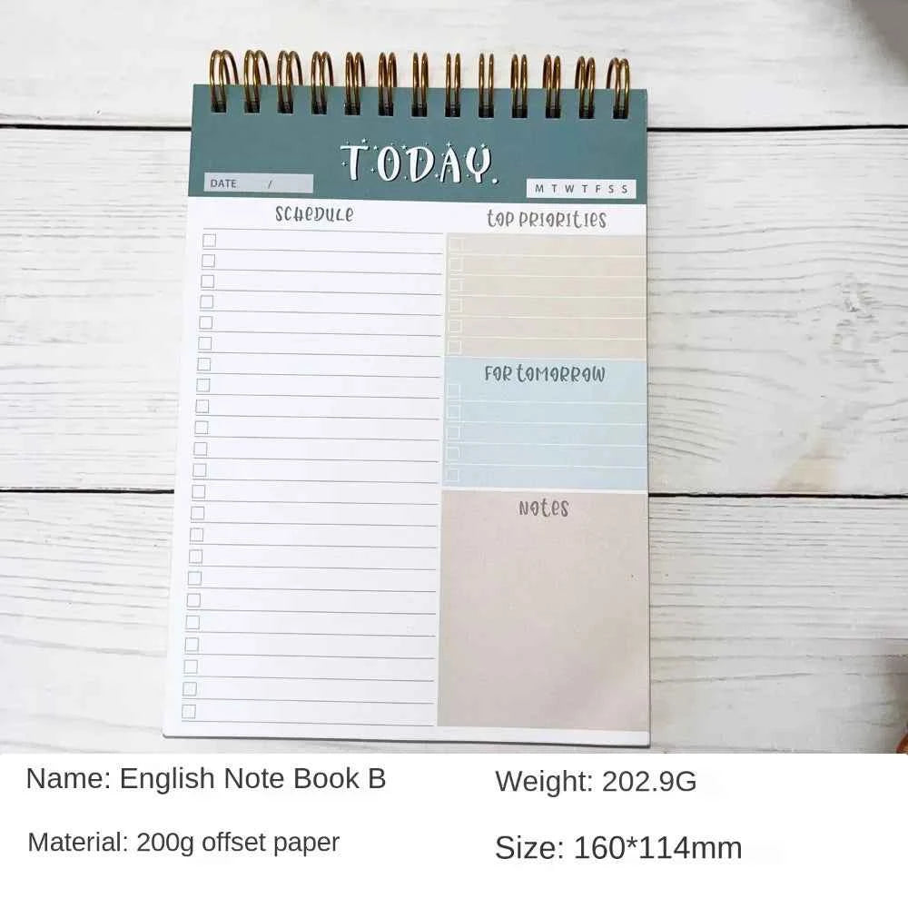 Wide To Do Planner Weekly Planning Notepad A5 Notebook Planner Schedules Weekly Meal Planner Pad Stationery Undated