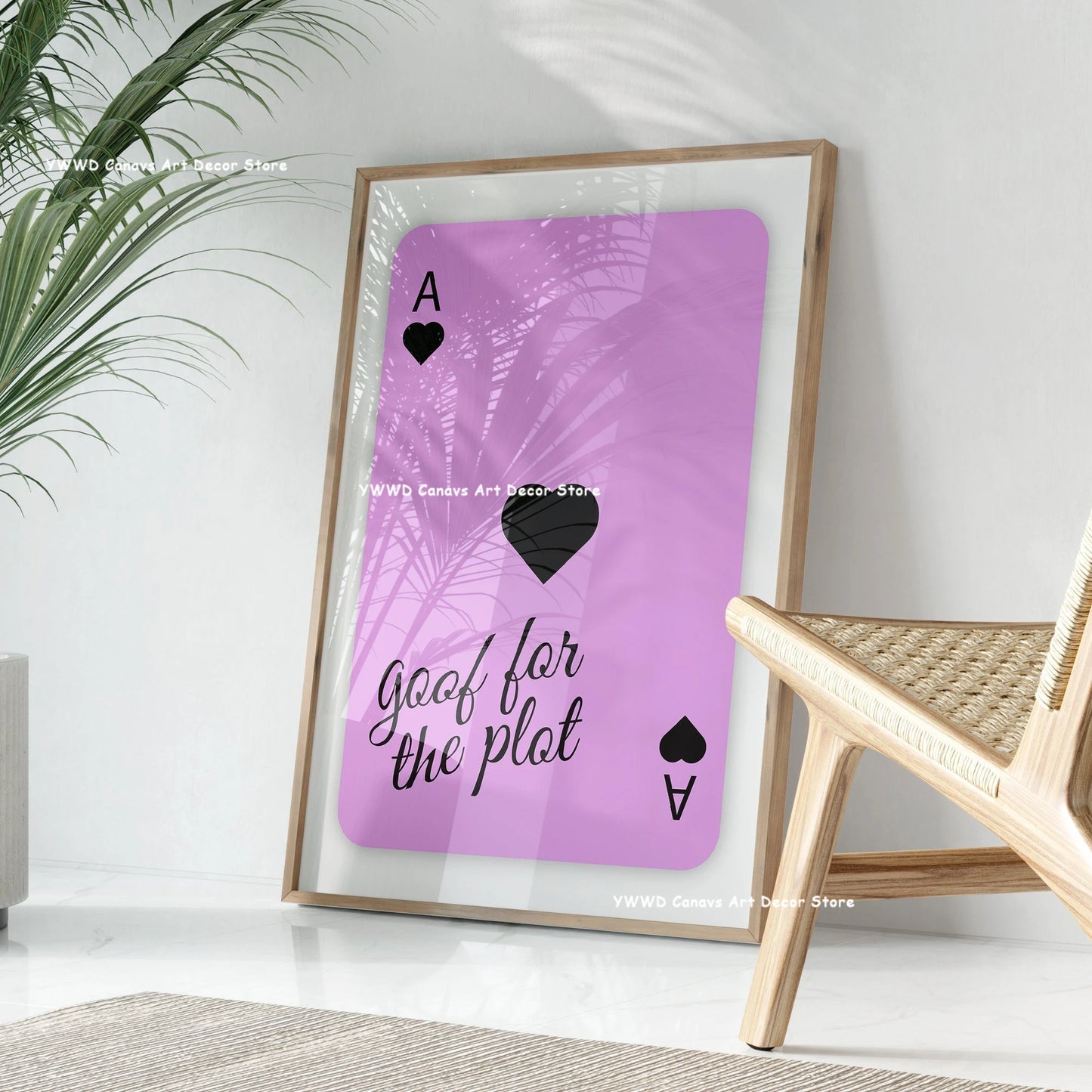 Yes, Girls, You Can Be Sure That Canvas Posters Take Care Groovy Typography Pink Aesthetics Wall Art Printing Modern Home Decor
