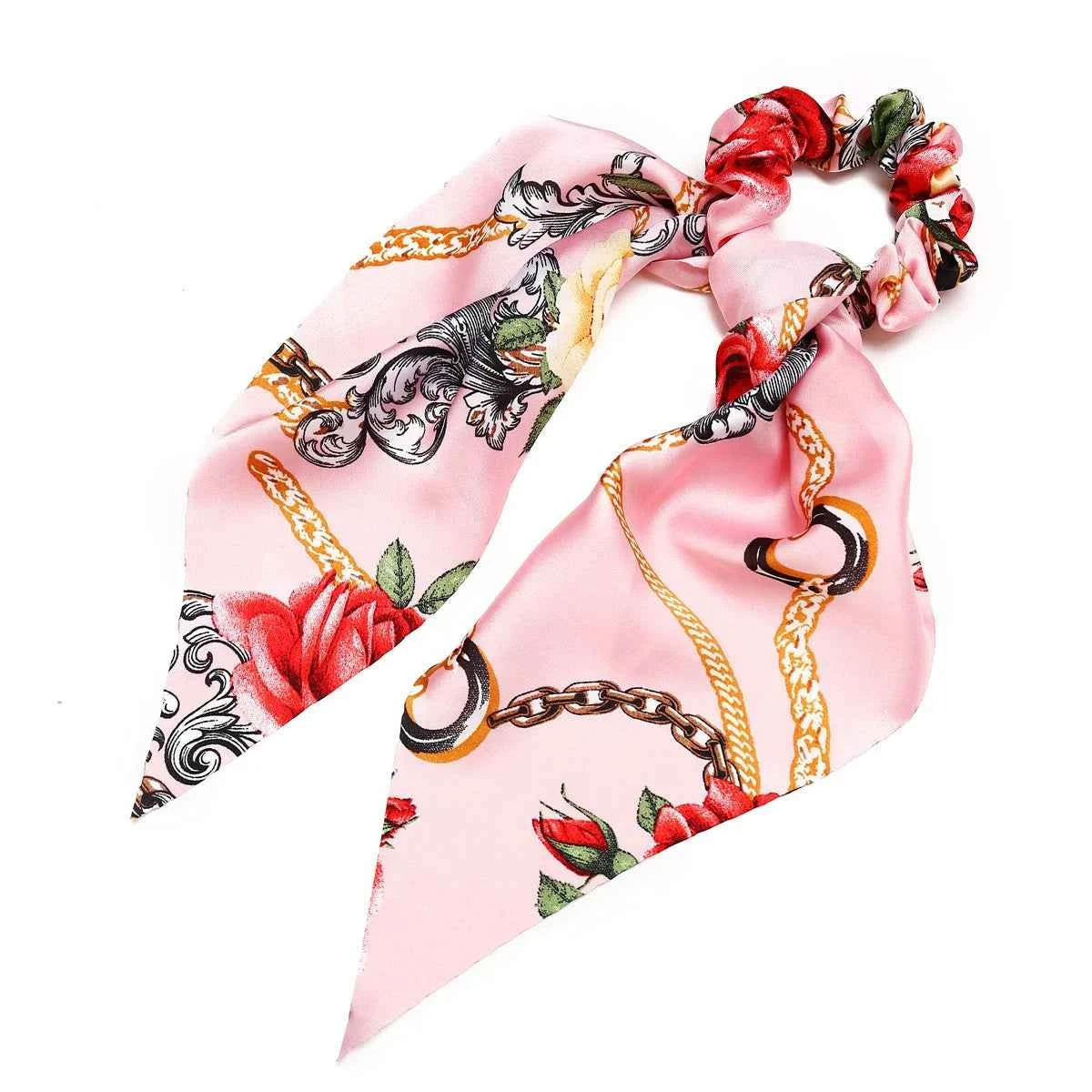 Fashion Dots Scrunchies Long Hair Rope Korean Hair Ties for Women Ponytail Scarf Sweet Elastic Hair Band Hair Accessories