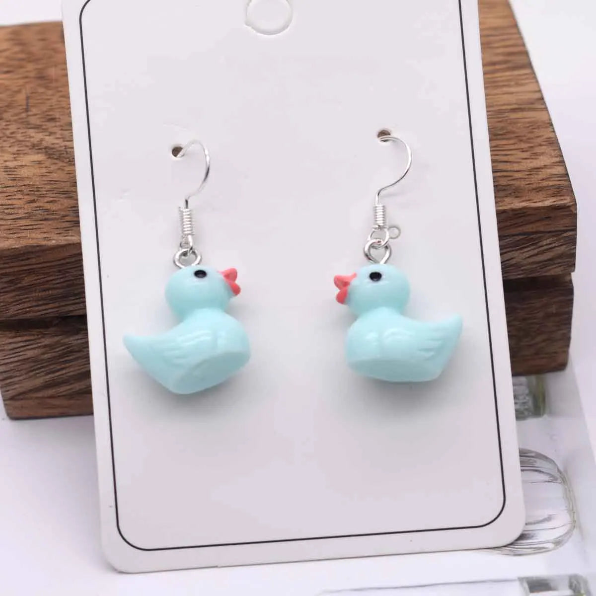 Earring For Women Resin Handmade Cartoons Animals Fruits Vegetables Kawaii Drop Earrings Funny Gifts