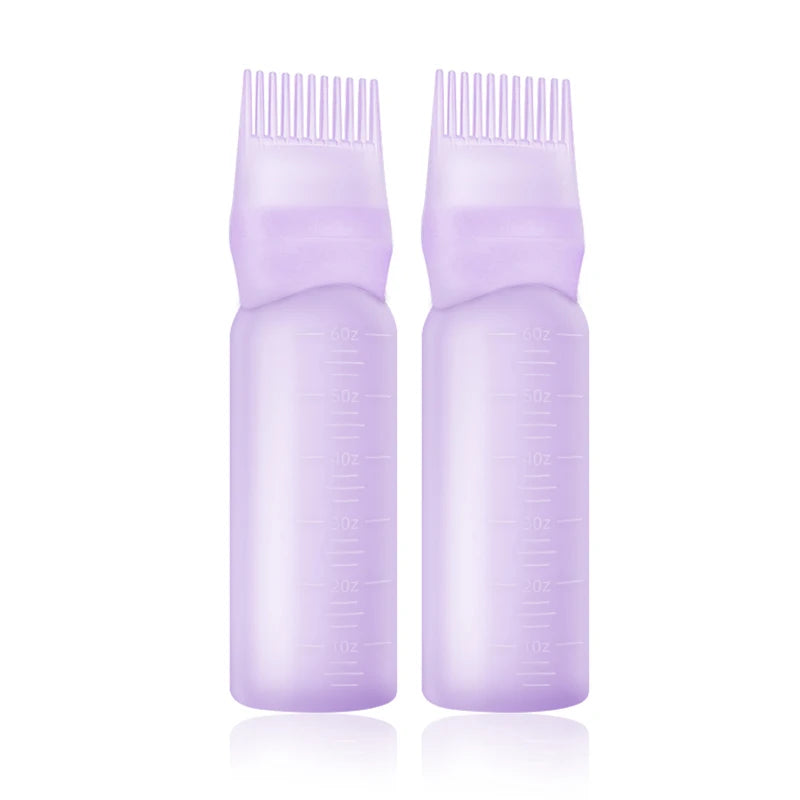 2/3pcs Spray Bottle Hair Growth Essential Oil Applicator Bottle & 1ml Scalp Massage Comb Set Scalp Care Tools for All Hair Types