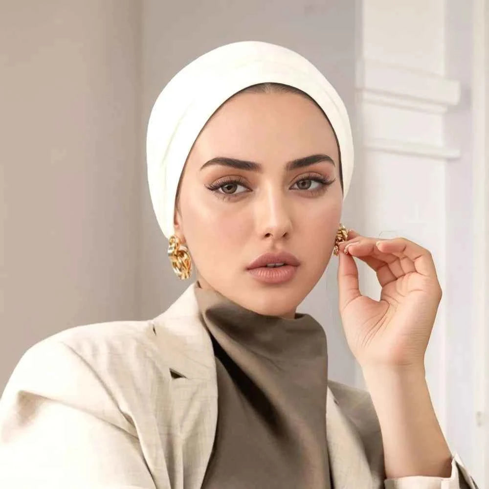 1pc Women Practical Hijabs Soft Headscarf,Suitable for Daily Use  Full Face Cover Plain Muslim Headscarf,Women Abaya for Dress