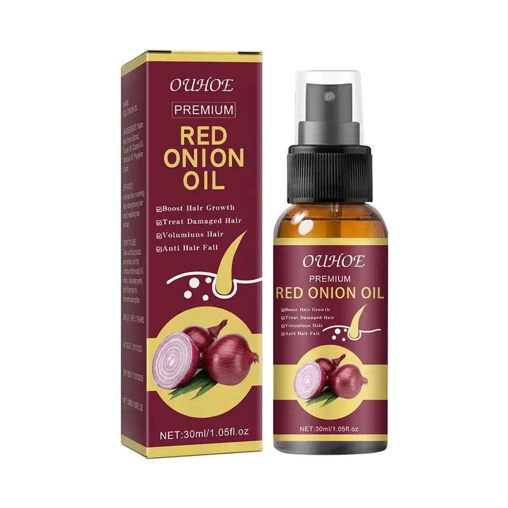 Red Onion Essential Oil Spray For Hair Care,Rice Water Moisturizing Hair Spray,Damaged Hair Treatments Hair Care Products - NamafadStore