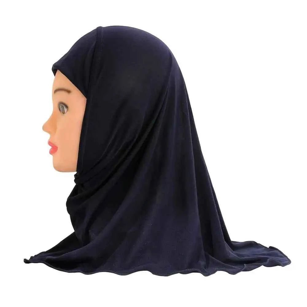50cm Children’s Hijabs – Soft & Stretchy Muslim Girls’ Headscarf for Ages 2–7