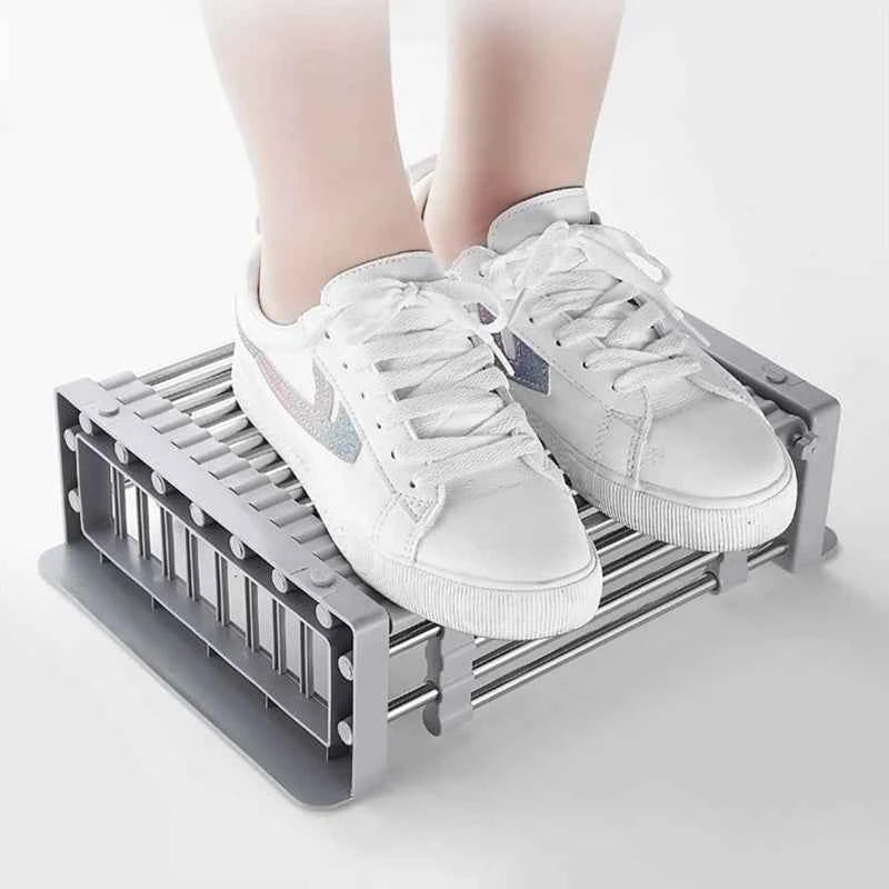 Adjustable Drain Rack Stainless Steel Sink Drain Rack Fruit Vegetable Drain Basket Kitchen Retractable Drying Rack