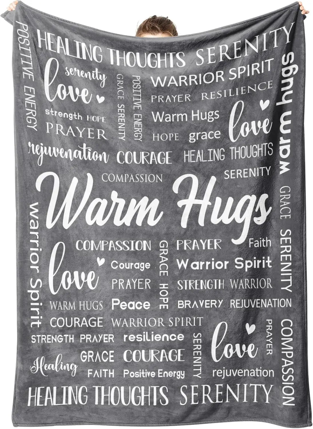 Warm Hugs Healing Blanket – Comfort Gift for Women, Get Well Soon