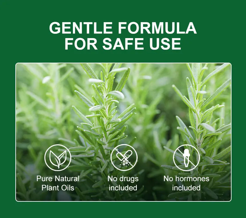 PURC Rosemary Oil Hair Growth Products for Man Women Ginger Anti Hair Loss Fast Regrowth Thicken Oils Scalp Treatment Hair Care - NamafadStore