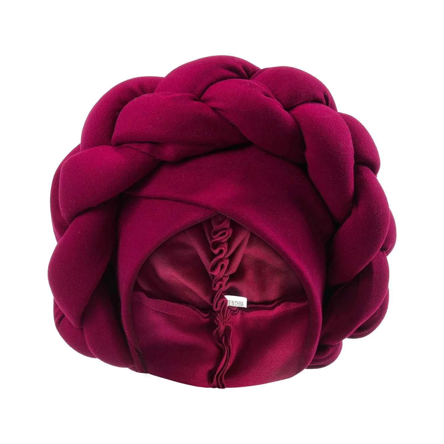 New Exaggerated Braids Turban Cap for Women African Wedding Party Headwear Hats Bonnets Headband Hat Hijab Cap