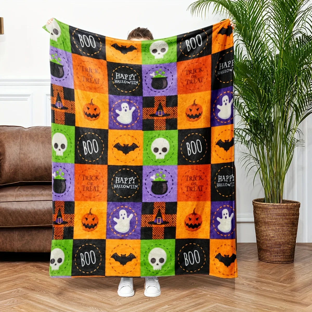 Personalized Cozy Blanket – Soft Lightweight Throw for Grandma, Travel & Home