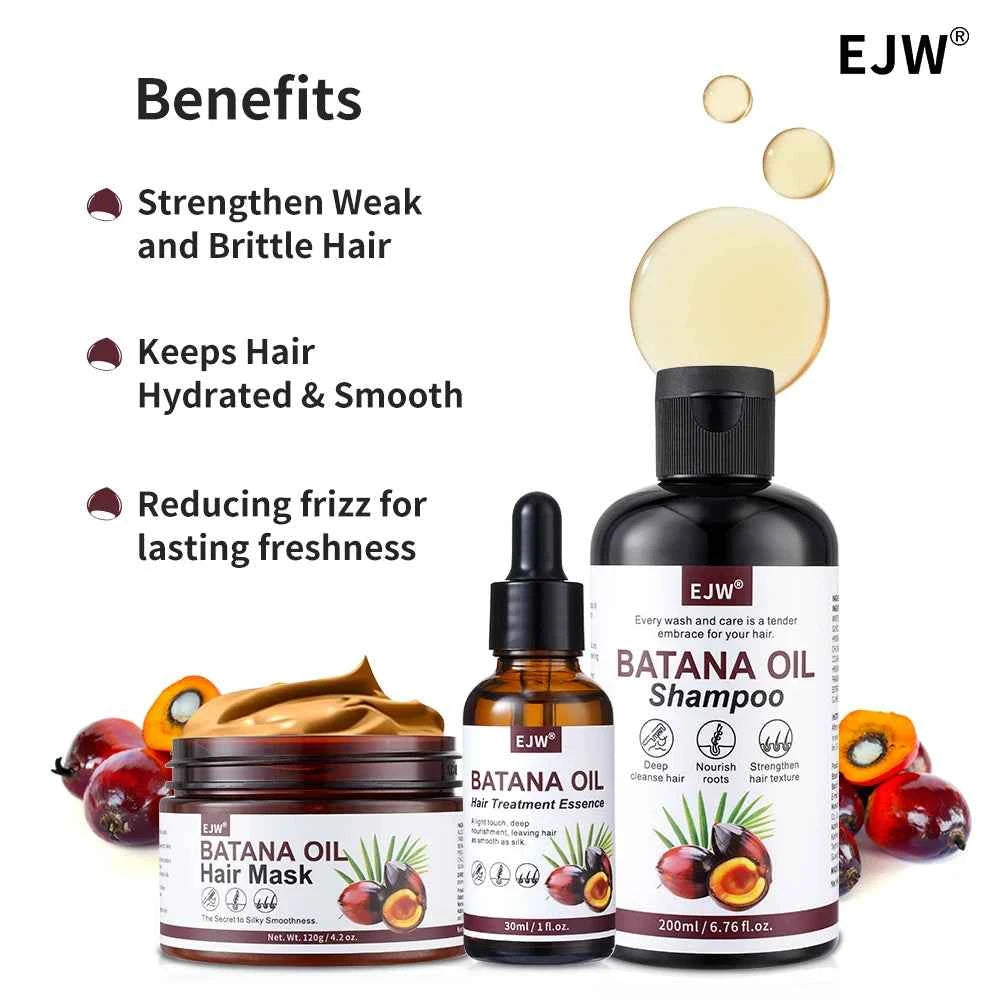 Batana Oil Shampoo for Hair Growth,Reduces Hair Loss Restores Hair Vitality and Rejuvenates,Stimulates Hair Growth,Repairs Damag