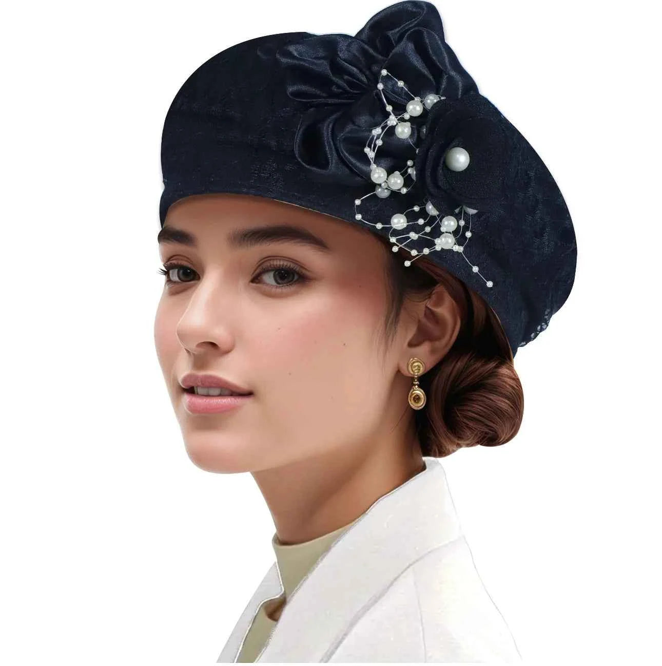 African Headtie Turban Hat – Summer & Autumn Women’s Soft Beret Head Wrap