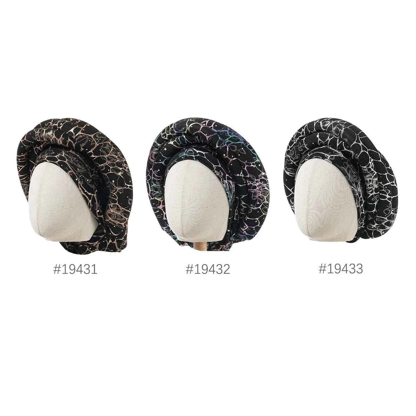 Women’s Bonnet Turban Cap – Folded Bud Headscarf with Wrinkle Lace Edge, Casual & Versatile Cross Hat