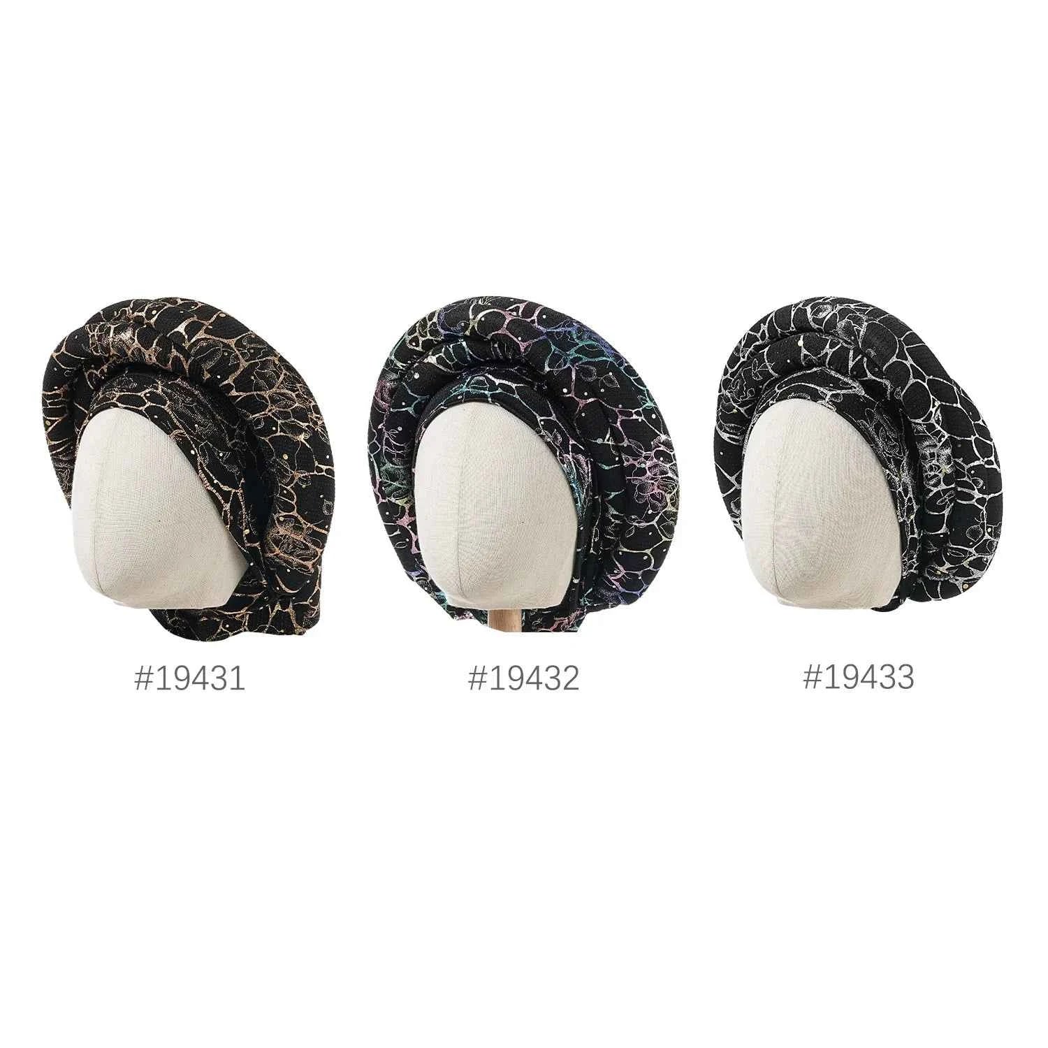 Women’s Bonnet Turban Cap – Folded Bud Headscarf with Wrinkle Lace Edge, Casual & Versatile Cross Hat
