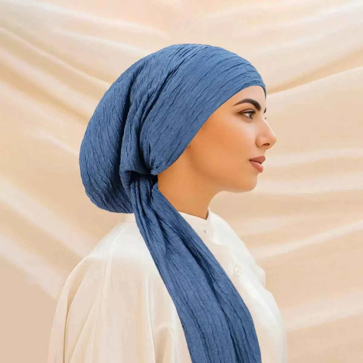 Luxury Spring knot Turban Hat for Women Beanie Chemo Cap Muslim Headscarf Wraps Elegant Women Hair Cover Cap Bandana Headwear
