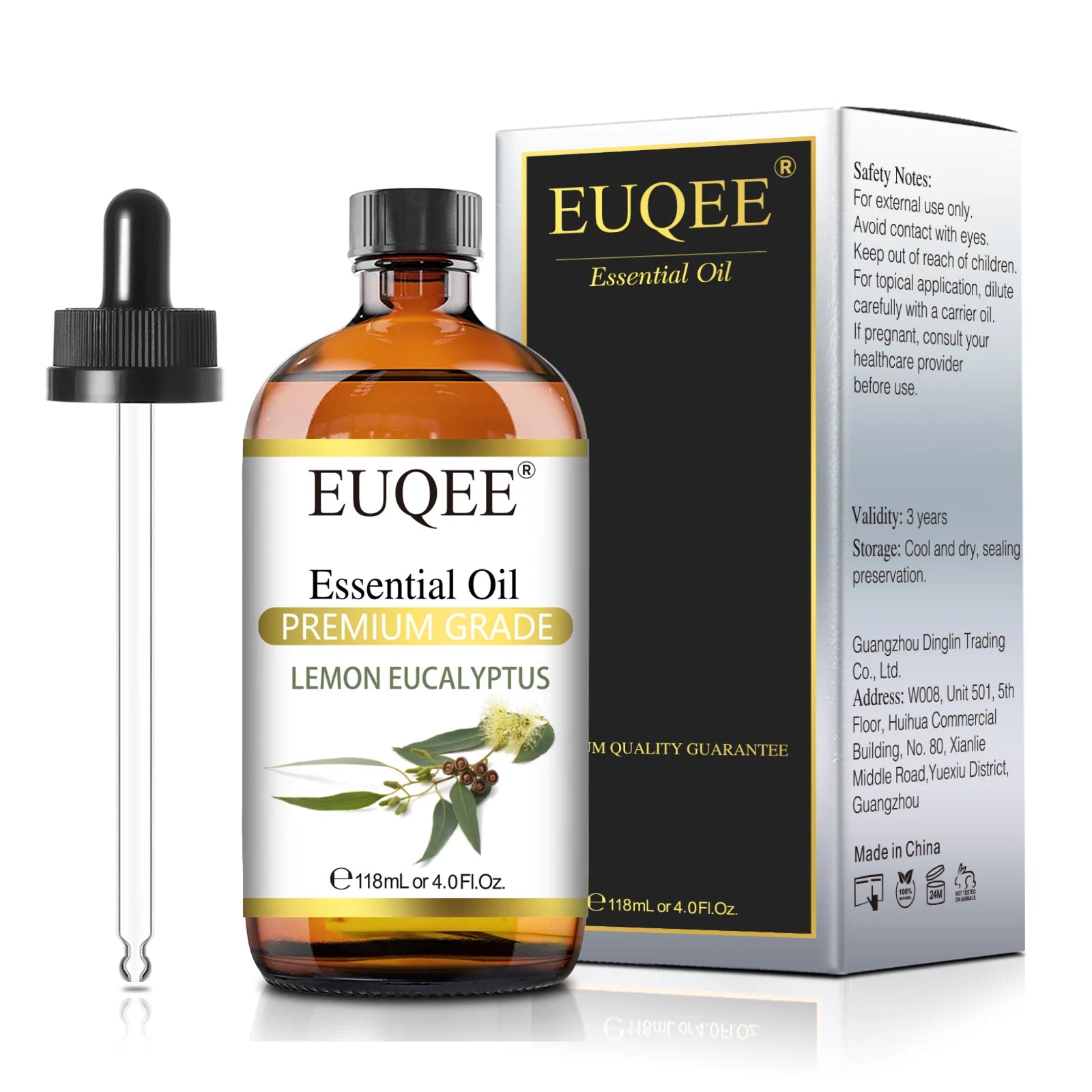 EUQEE 4 Fl Oz Essential Oils for Aromatherapy Humidifiers Aromatic Diffuser Making Scents Candle Handmade Soap Home Fragrance - NamafadStore