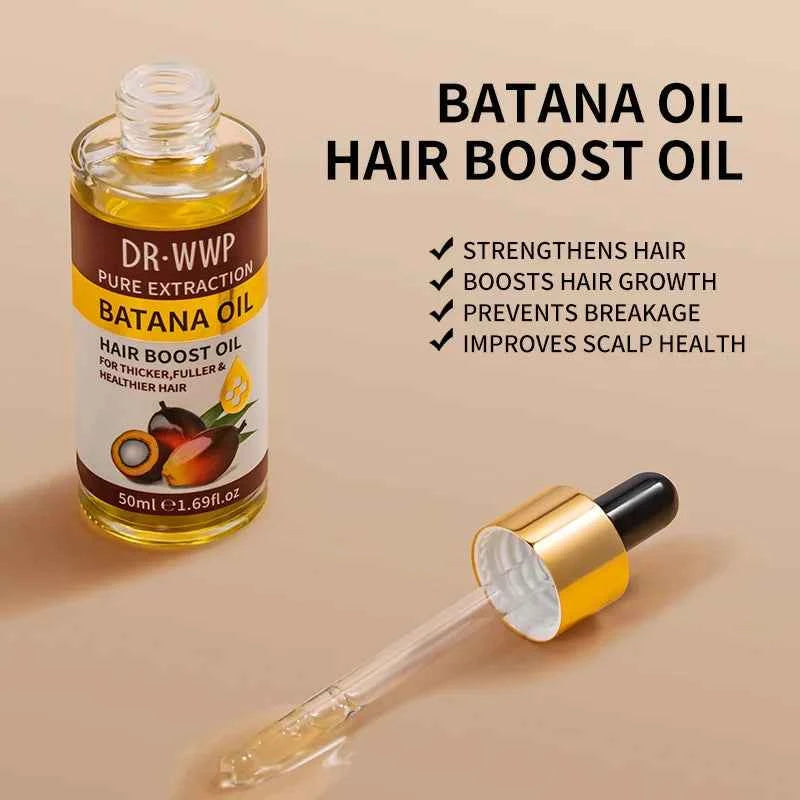 500ml Batana Oil Shampoo and Conditioner Set for Hydrating Care, Softening Hair, and Improving Dryness and Frizz