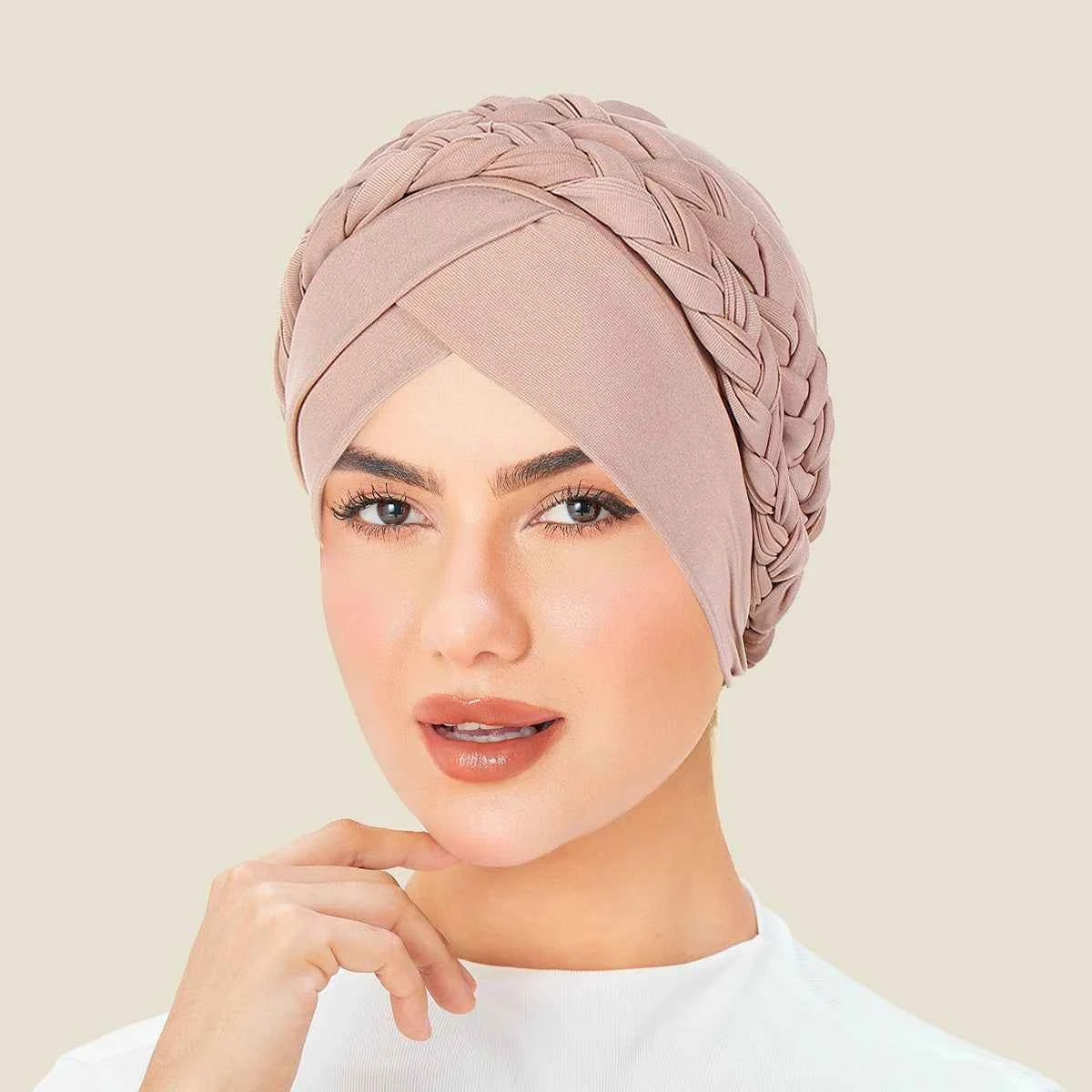 New Head Scarf for Muslim Women Solid Color Turban Bonnet Hijab Caps Inner Hijabs Femme Musulman Arab Wrap Turbantes