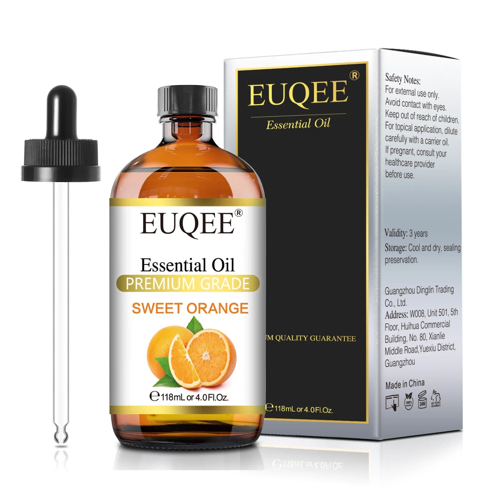 EUQEE 4 Fl Oz Essential Oils for Aromatherapy Humidifiers Aromatic Diffuser Making Scents Candle Handmade Soap Home Fragrance - NamafadStore