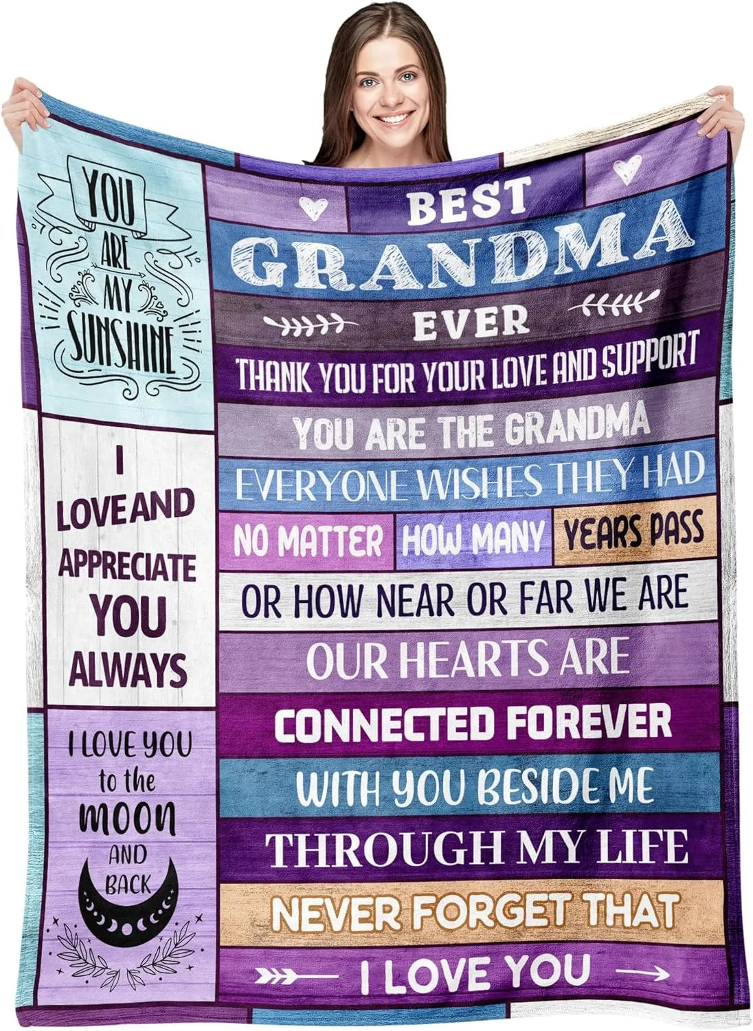 Best Mom Ever Blanket – “Remember I Love You Mum” Gift for Mom