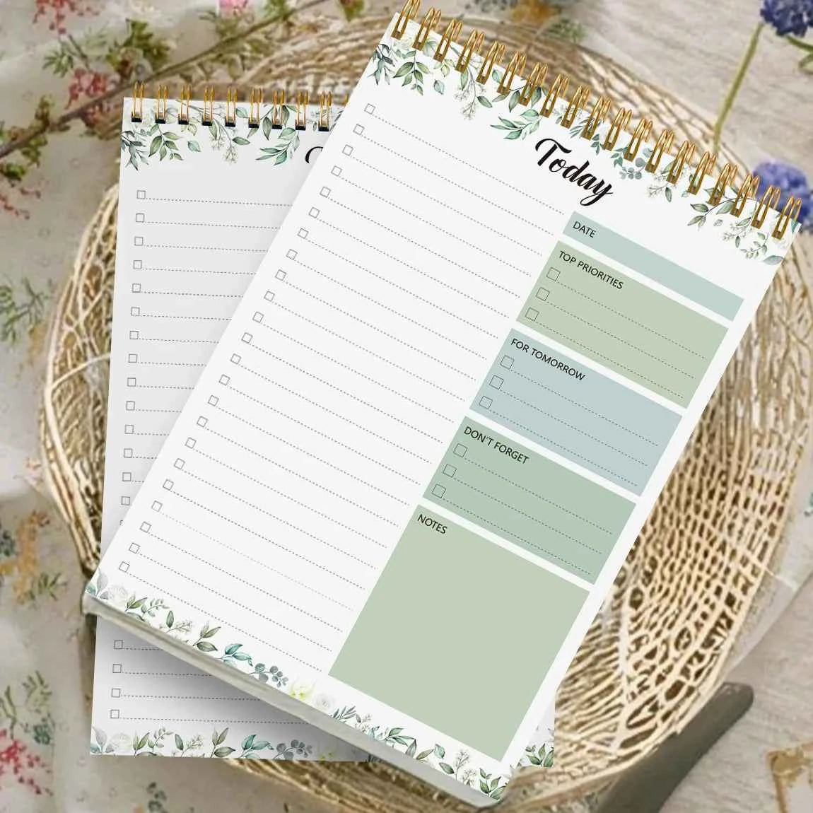 52 sheets To Do List Notepad Undated Daily Planner with Hourly Schedule for Task Management Notebook for Work