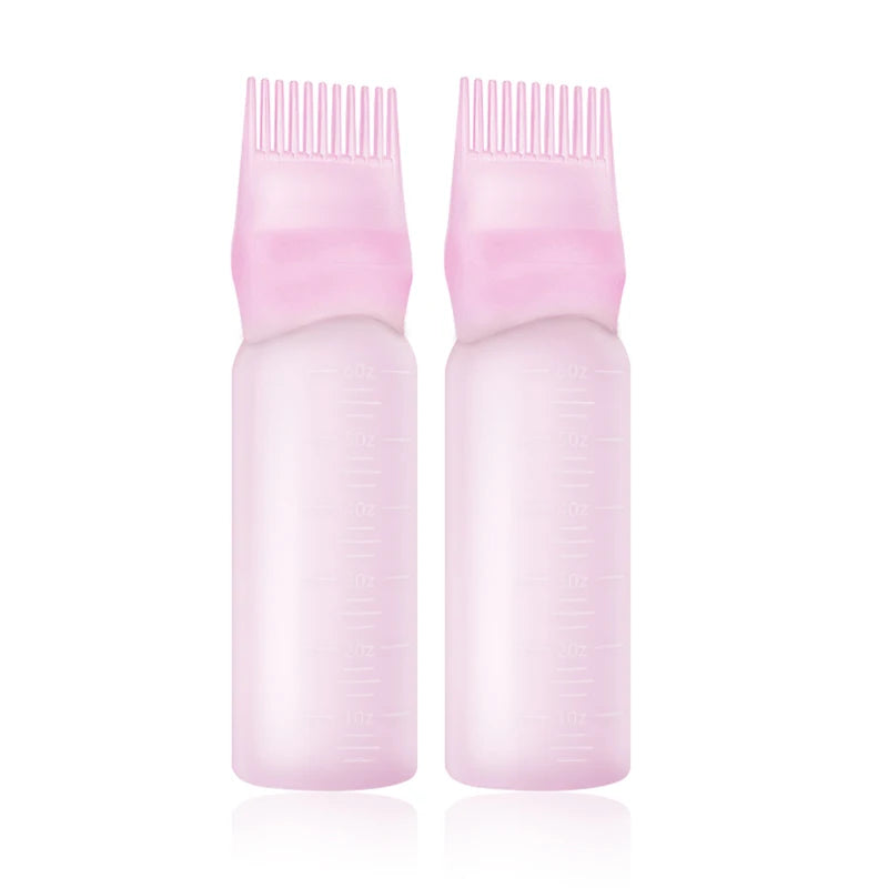 2/3pcs Spray Bottle Hair Growth Essential Oil Applicator Bottle & 1ml Scalp Massage Comb Set Scalp Care Tools for All Hair Types