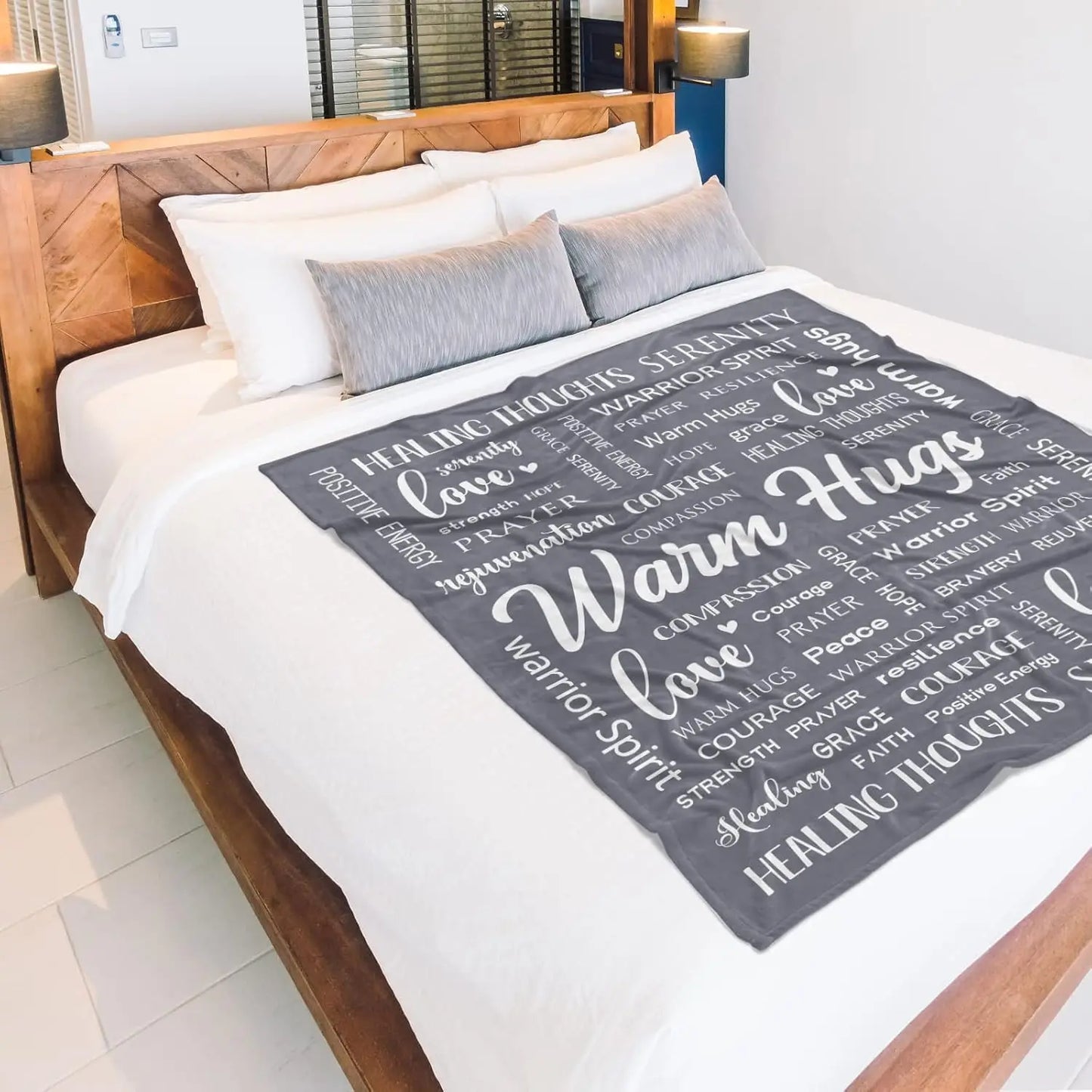 Warm Hugs Healing Blanket – Comfort Gift for Women, Get Well Soon