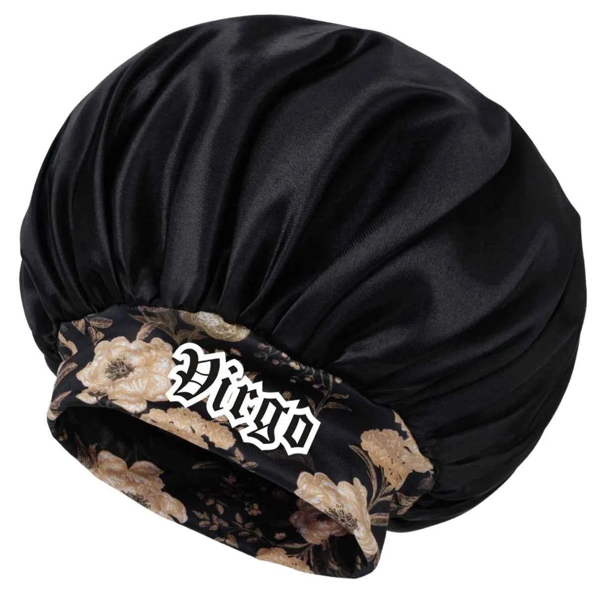 Unisex Lightweight Cotton Twill Bonnet - Breathable, Adjustable Strap, Zodiac Constellation Print for Casual Daily Wear