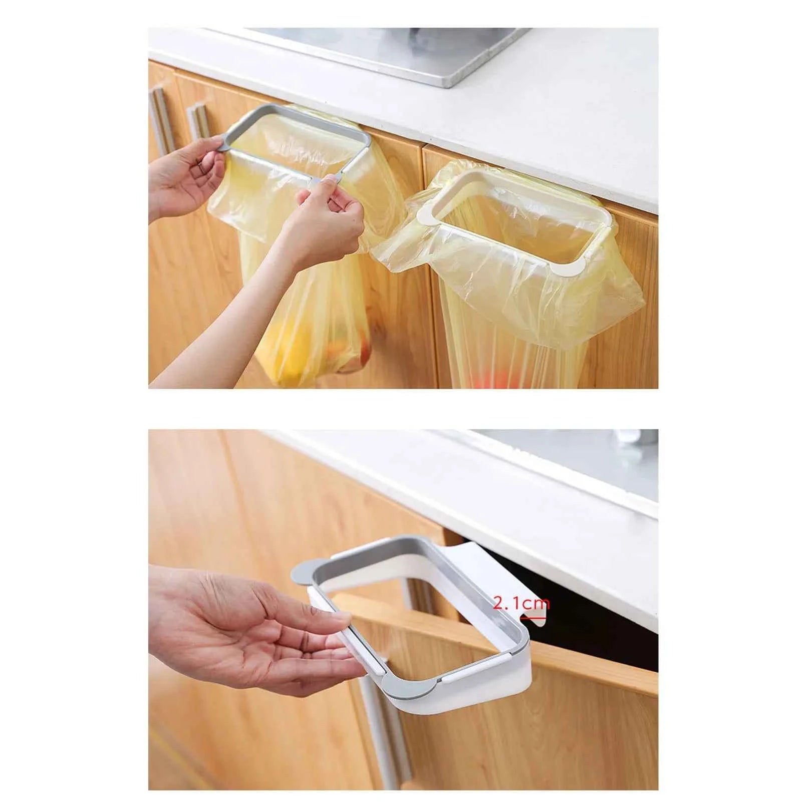 Shopping Bag Holder Multipurpose Easy Access Portable Garbage Bag Holder Rack Space Saving Plastic for Living Room for Kitchen