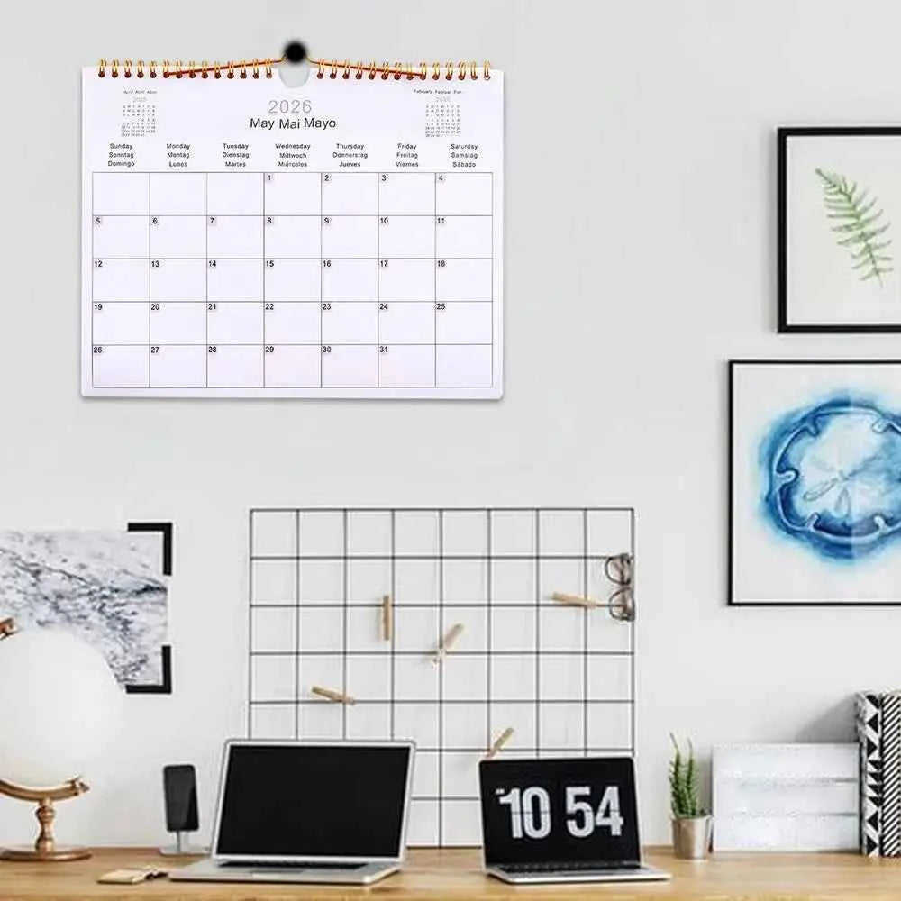 Calendar 2025 20252026 Calendar Planner Multilingual Coil Planner Agenda Organizer Scheduling For Home Office School Classroom