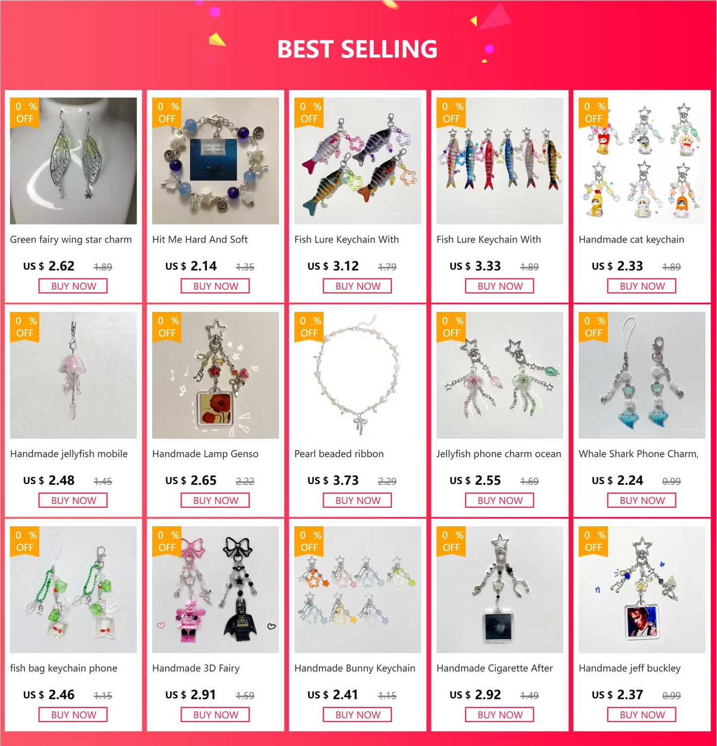 Realistic Shrimp Earrings Handmade Cute and Funny Earrings Food Earrings