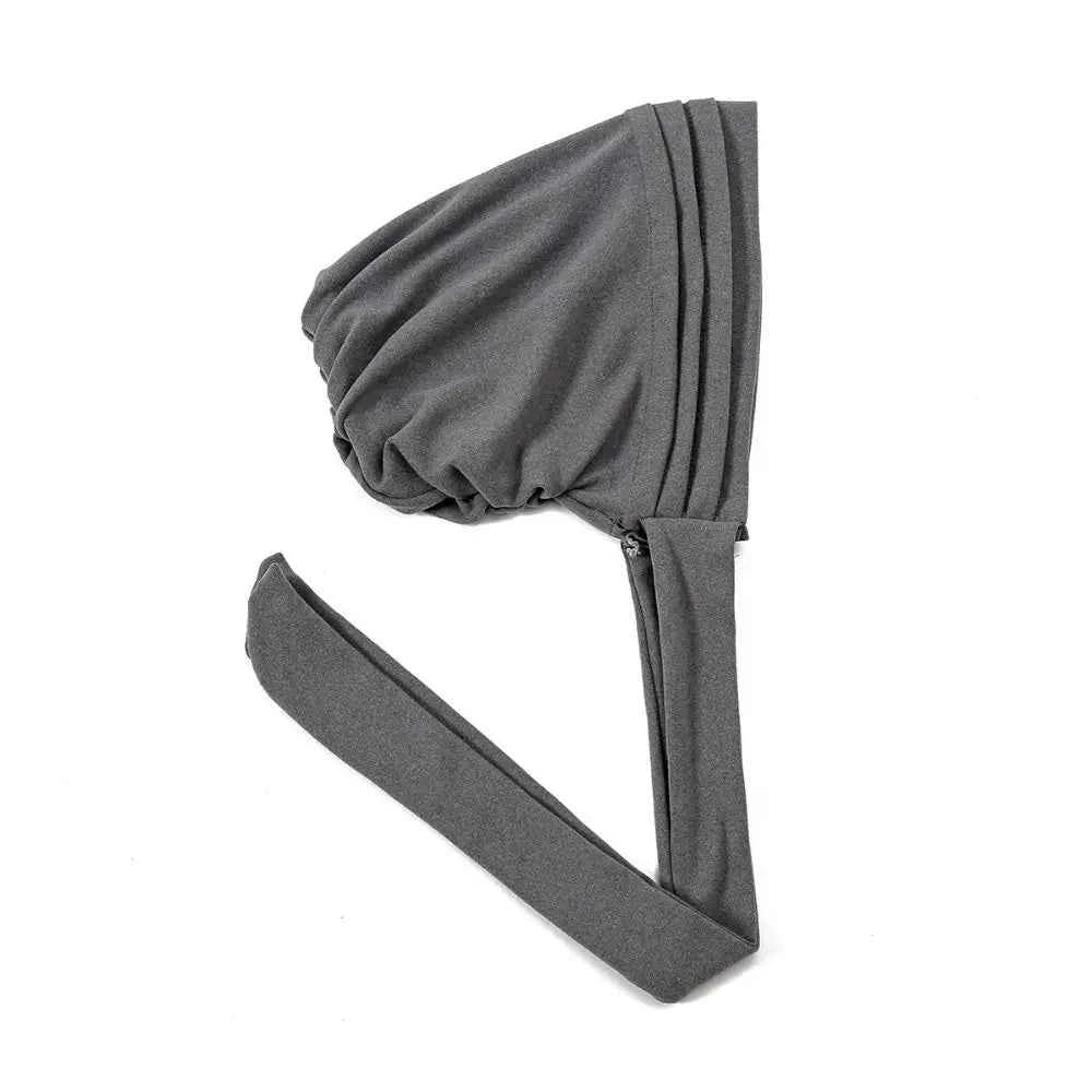 Pre-Tied Muslim Women Hijab Bonnet Pleated Ruffle Turban Chemo Cap Underscarf Hair Loss Hat Islamic Cancer Headwear Scarf Mujer