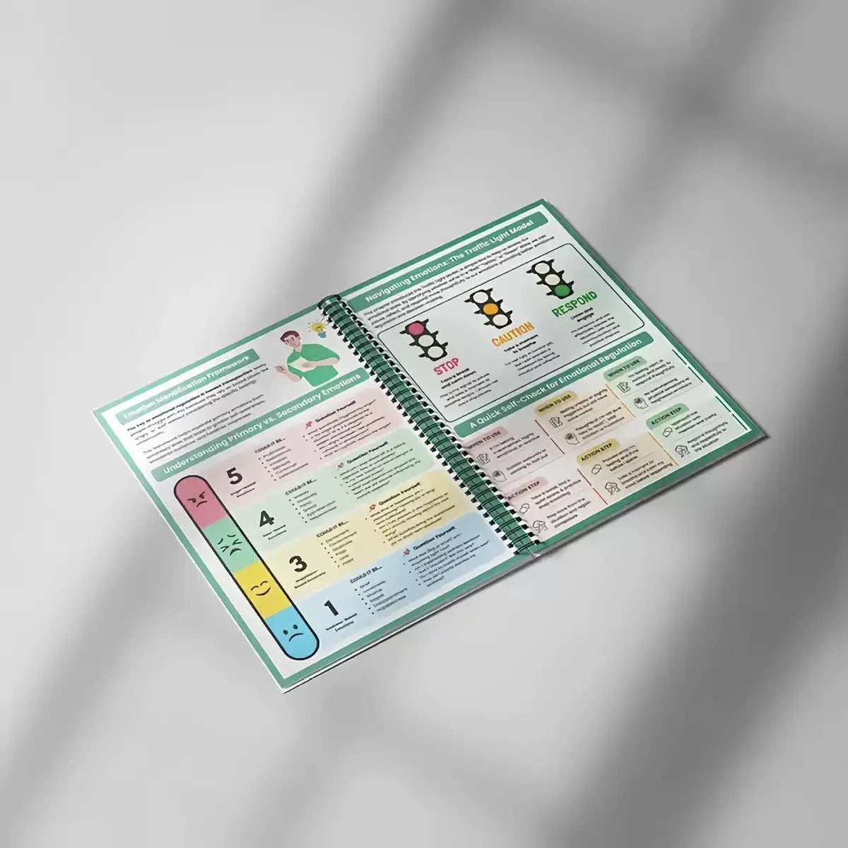 Emotional Regulation Workbook for Adults & Teens – CBT & Self-Care Journal